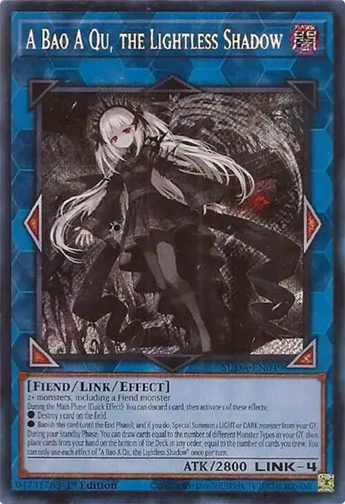 A Bao A Qu, The Lightless Shadow [Suda-En049] Secret Rare 1