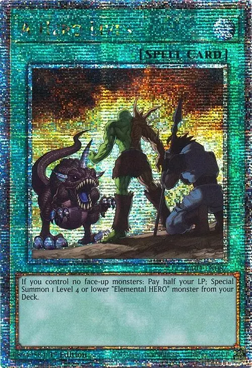 A Hero Lives [Ra04-En087] Quarter Century Secret Rare 1