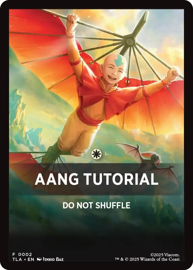 Aang Tutorial Theme Card [Avatar: The Last Airbender Tokens] 1