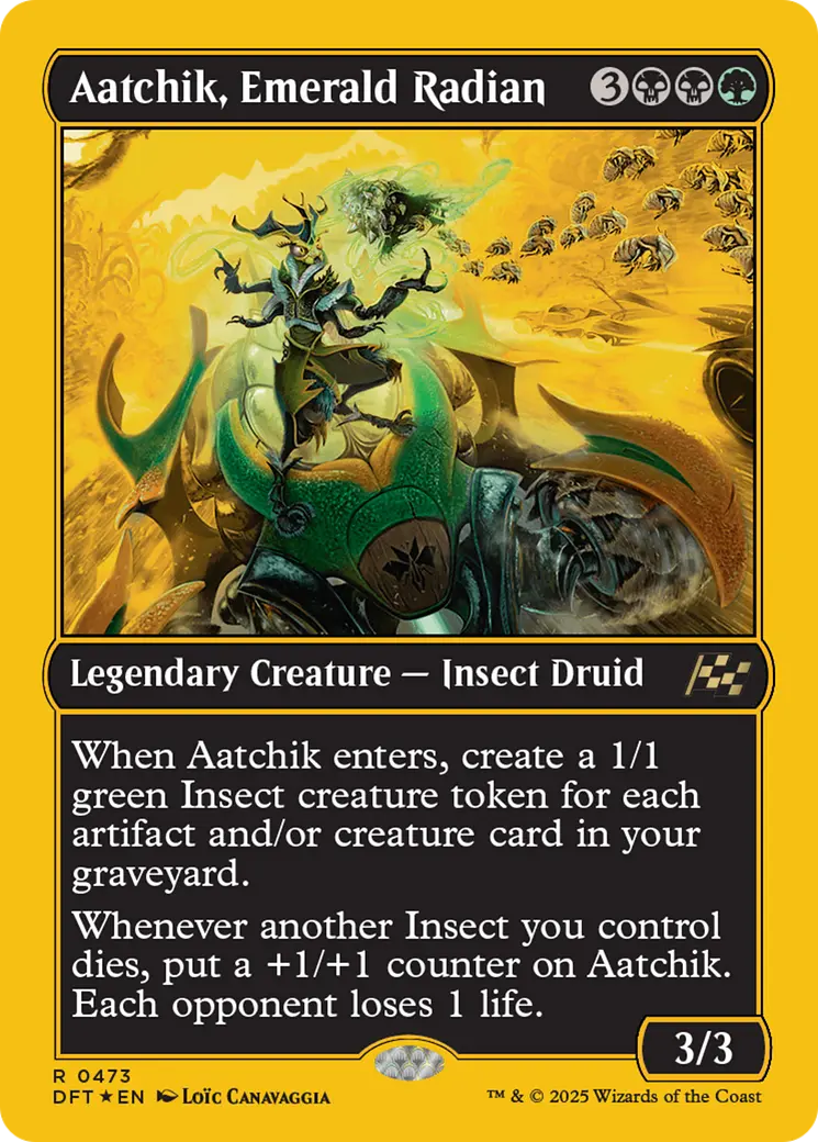 Aatchik, Emerald Radian (First-Place Foil) [Aetherdrift] 1