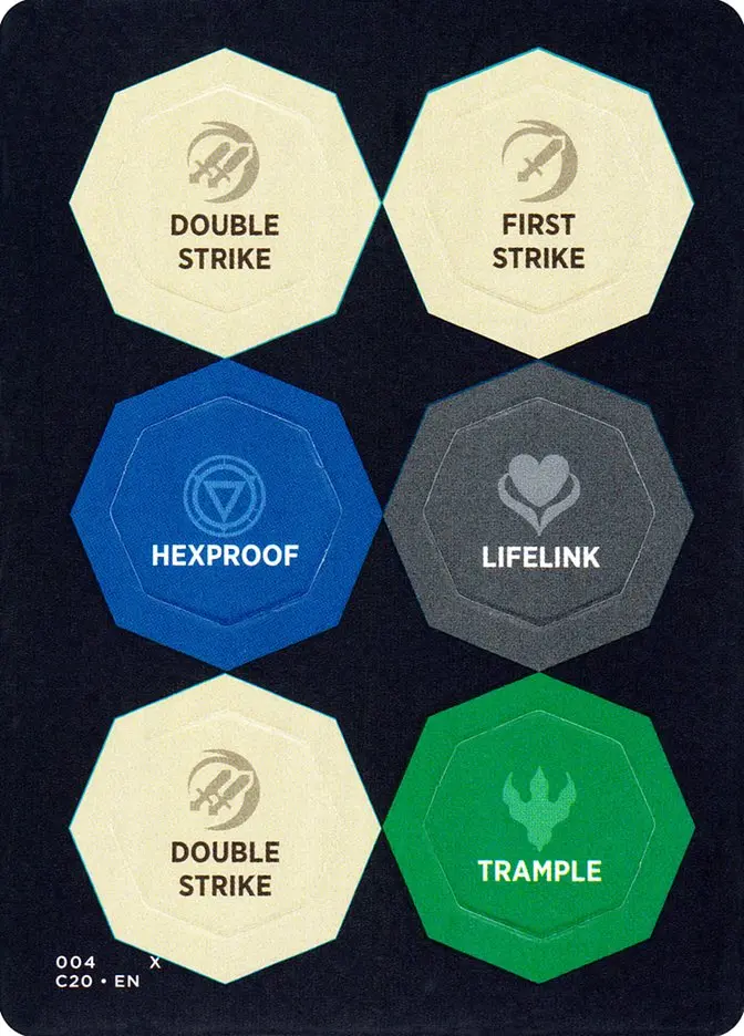 Ability Punchcard (004) [Commander 2020 Tokens] 1
