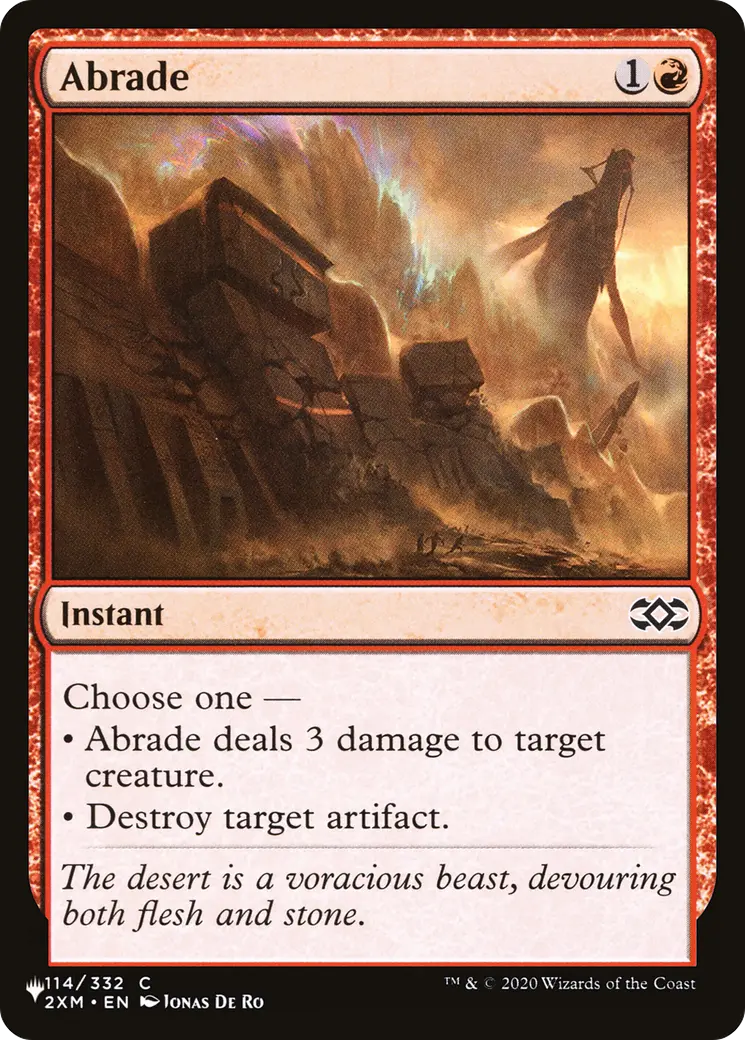 Abrade (2Xm) [The List] 1