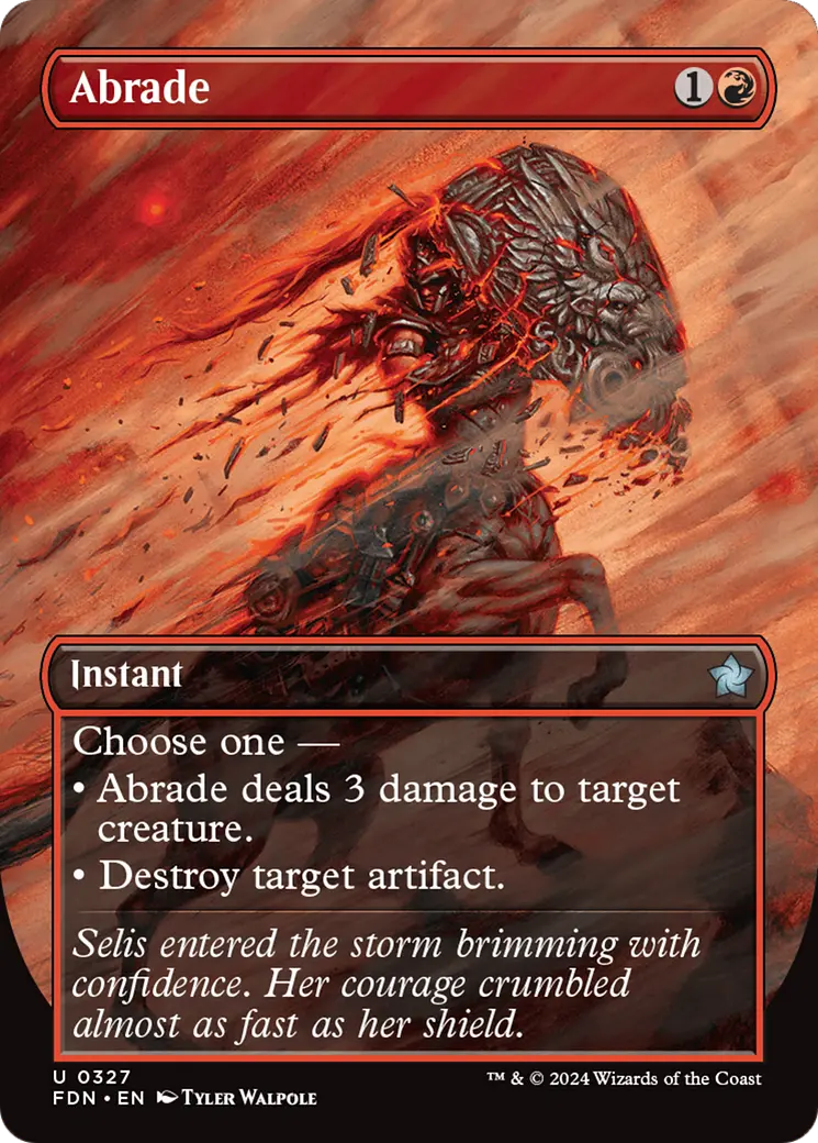 Abrade (Borderless) [Foundations] 1