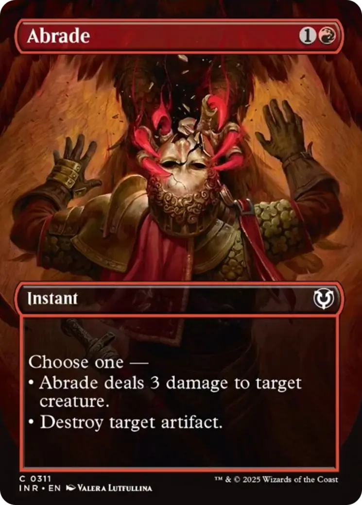 Abrade (Borderless) [Innistrad Remastered] 1