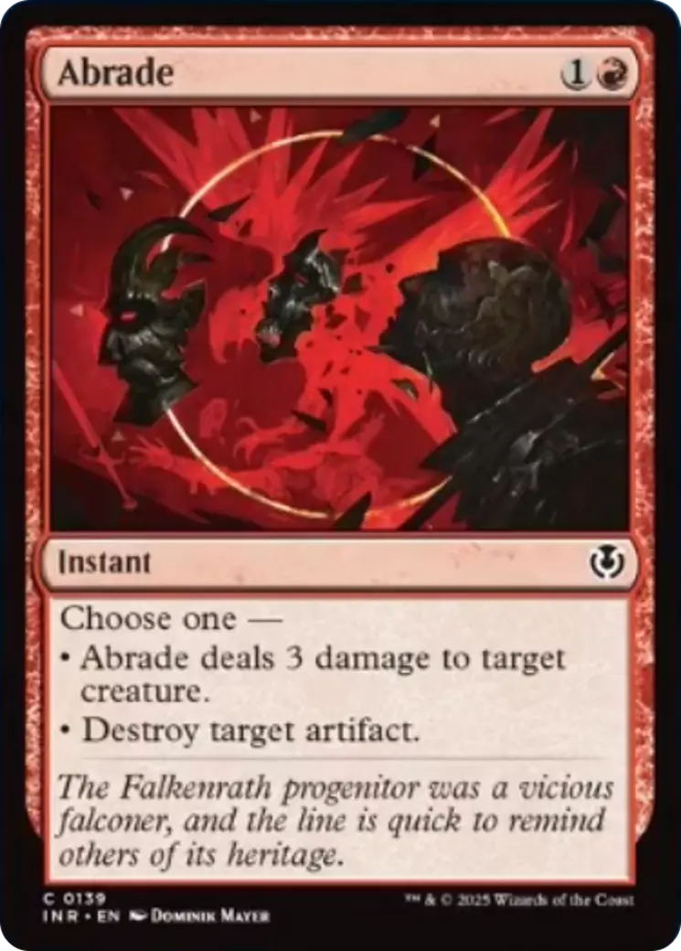 Abrade [Innistrad Remastered] 1