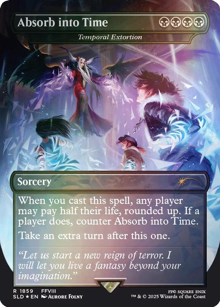 Absorb Into Time - Temporal Extortion (Rainbow Foil) [Secret Lair Drop Series] 1