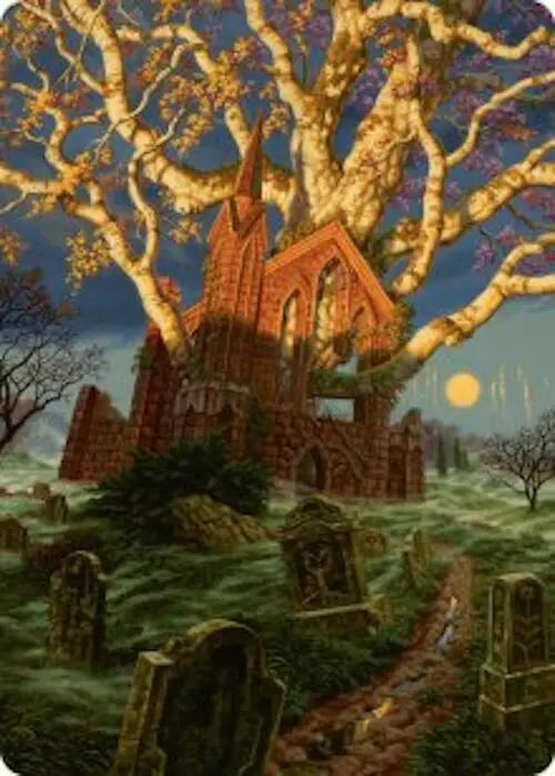 Abundant Growth Art Card [Innistrad Remastered Art Series] 1