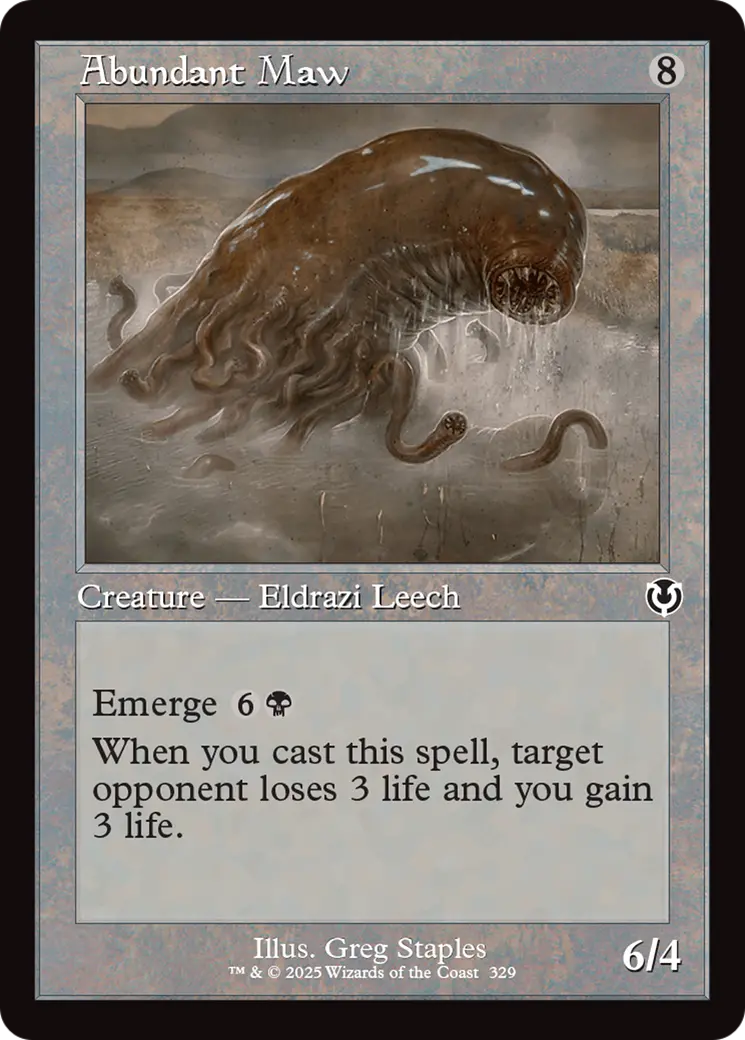 Abundant Maw (Retro Frame) [Innistrad Remastered] 1