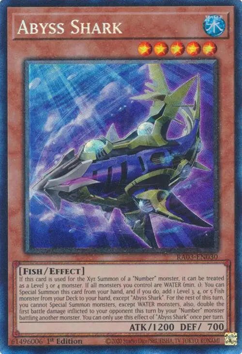 Abyss Shark (Cr) [Ra03-En030] Prismatic Collector's Rare 1