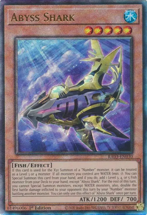 Abyss Shark (Utr) [Ra03-En030] Prismatic Ultimate Rare 1