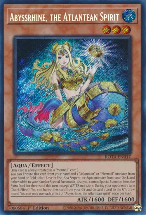Abyssrhine, The Atlantean Spirit [Rota-En017] Secret Rare 1