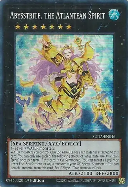 Abysstrite, The Atlantean Spirit [Suda-En046] Super Rare 1