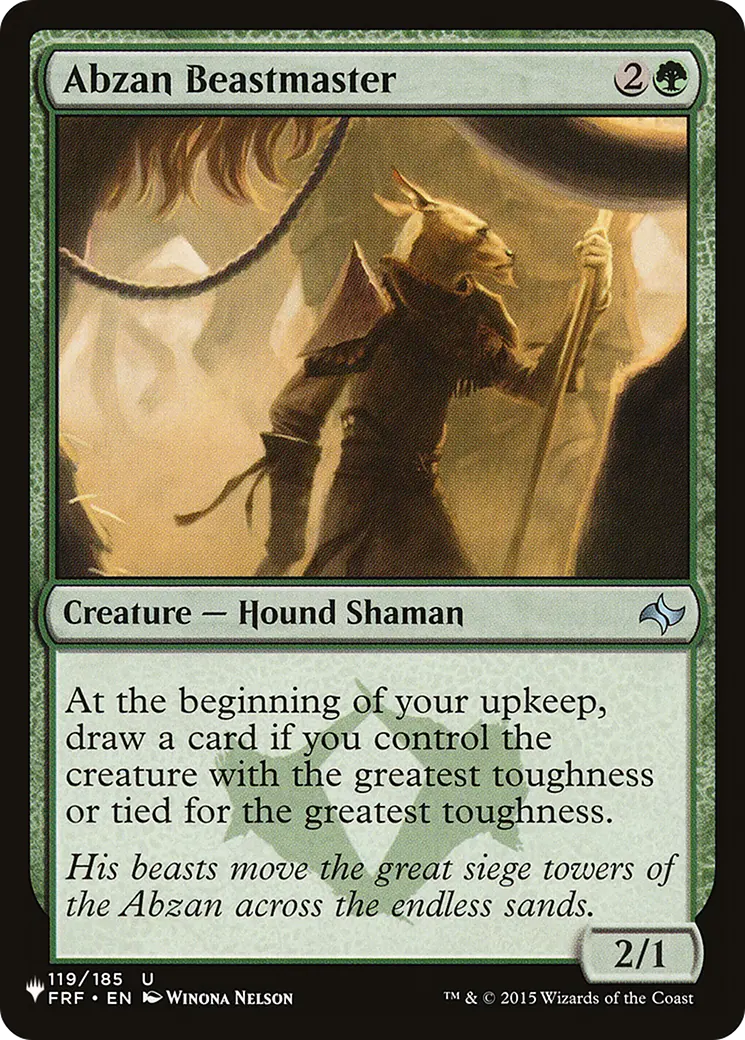 Abzan Beastmaster [The List] 1