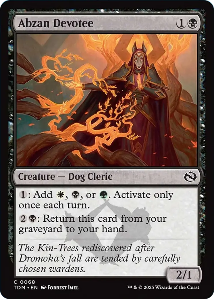 Abzan Devotee [Tarkir: Dragonstorm] 1