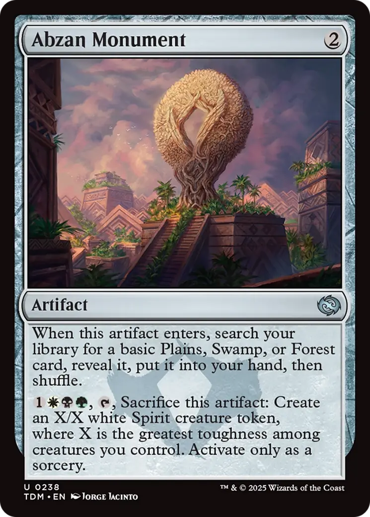 Abzan Monument [Tarkir: Dragonstorm] 1