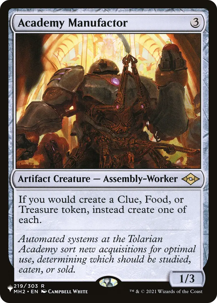 Academy Manufactor [The List] 1