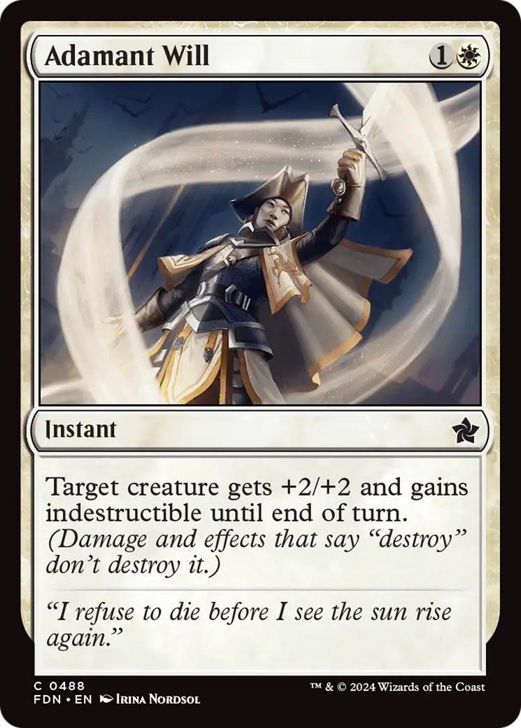 Adamant Will [Foundations] 1