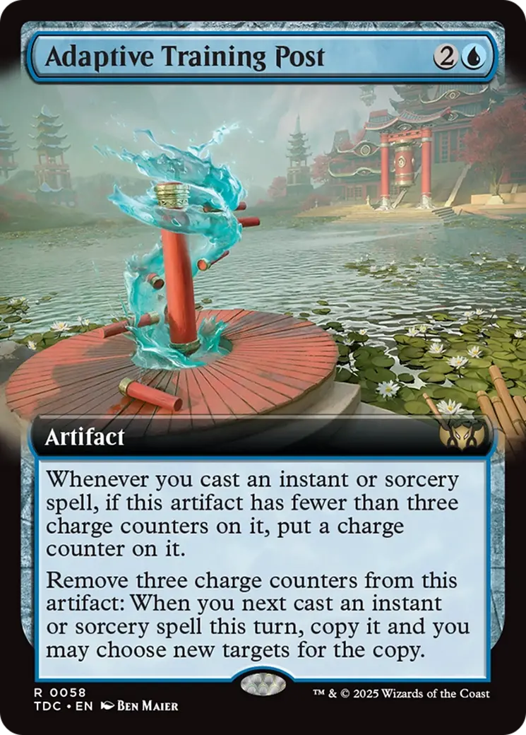 Adaptive Training Post (Extended Art) [Tarkir: Dragonstorm Commander] 1