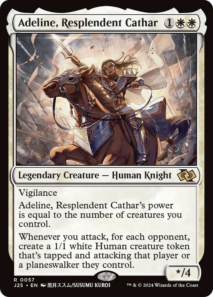 Adeline, Resplendent Cathar (Anime) [Foundations Jumpstart] 1