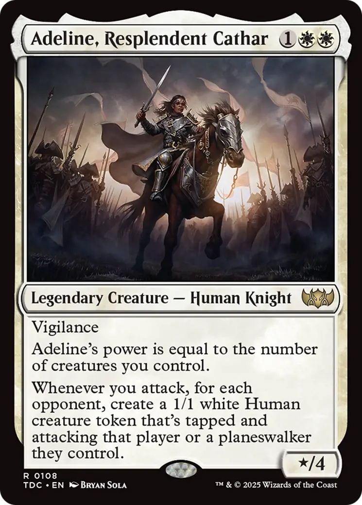 Adeline, Resplendent Cathar [Tarkir: Dragonstorm Commander] 1