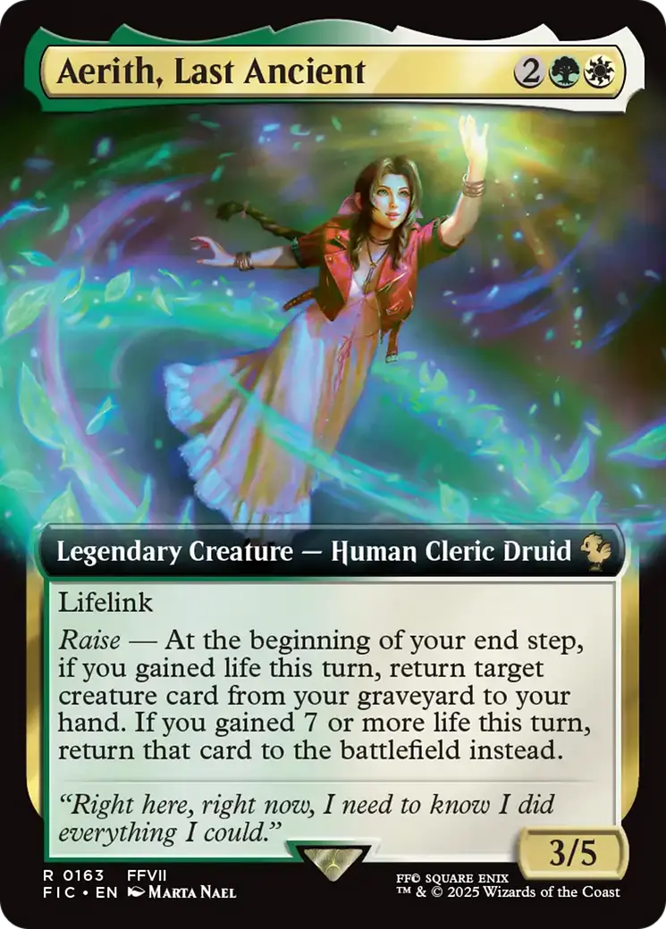 Aerith, Last Ancient (Extended Art) [Final Fantasy Commander] 1