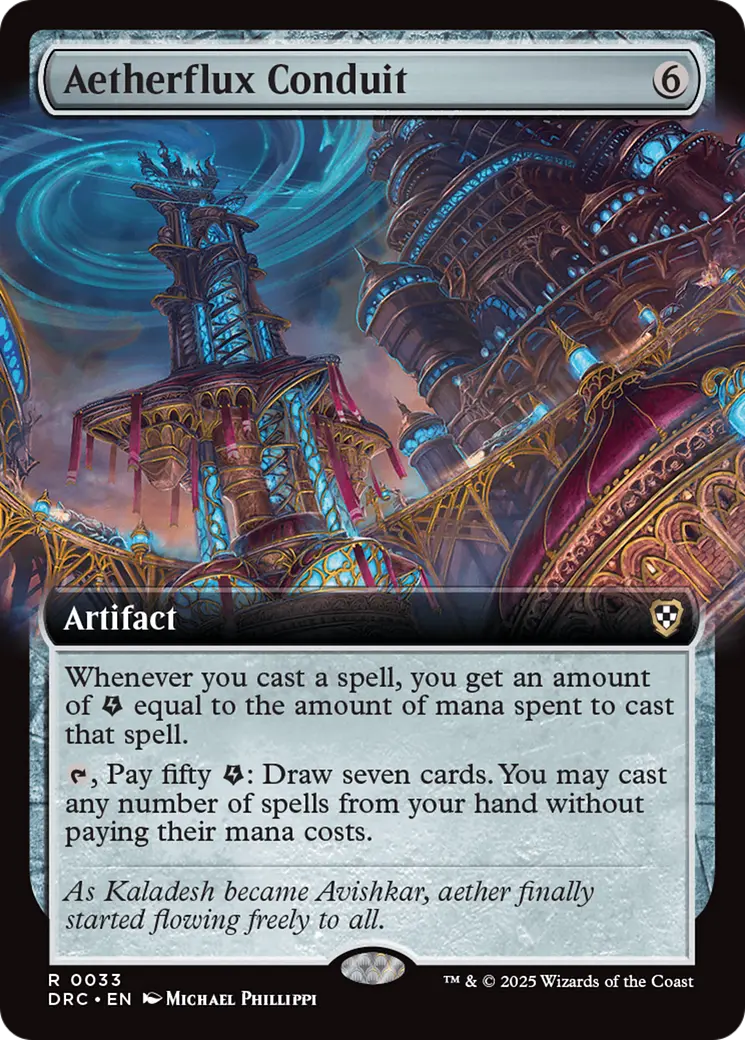 Aetherflux Conduit (Extended Art) [Aetherdrift Commander] 1