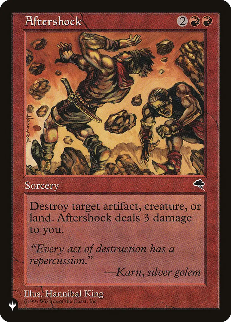 Aftershock [The List] 1