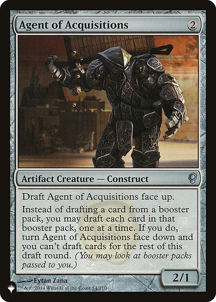 Agent Of Acquisitions [The List] 1