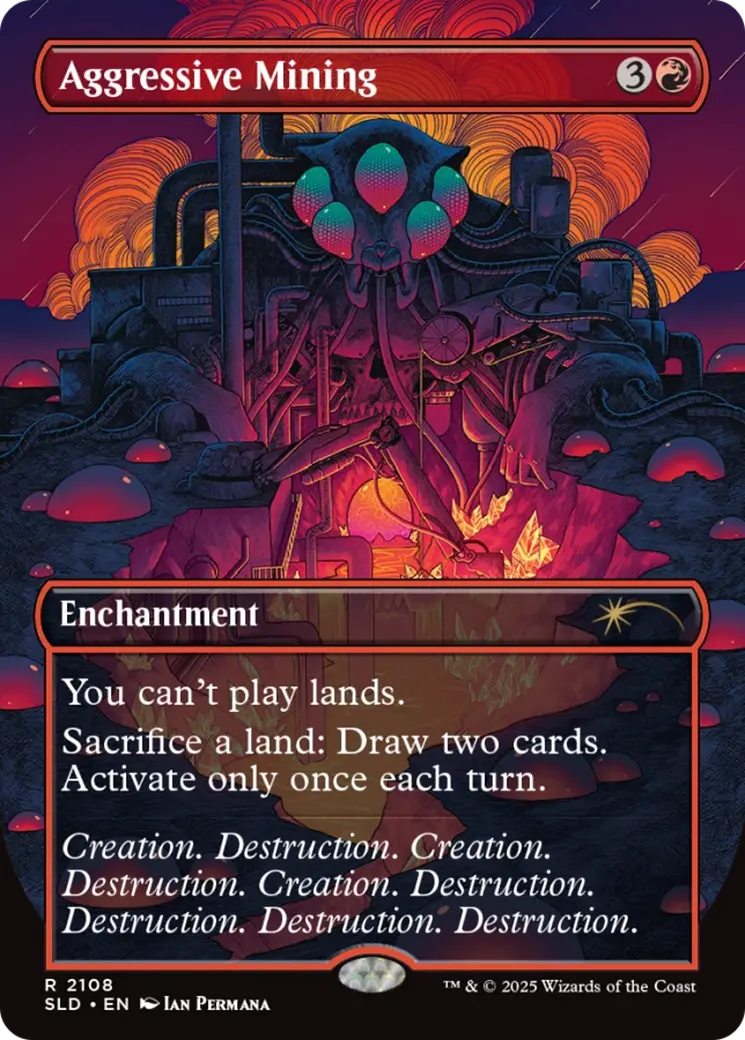 Aggressive Mining (Galaxy Foil) [Secret Lair Drop Series] 1