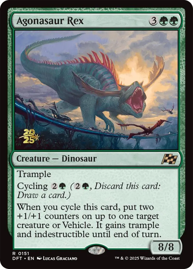 Agonasaur Rex [Aetherdrift Prerelease Promos] 1