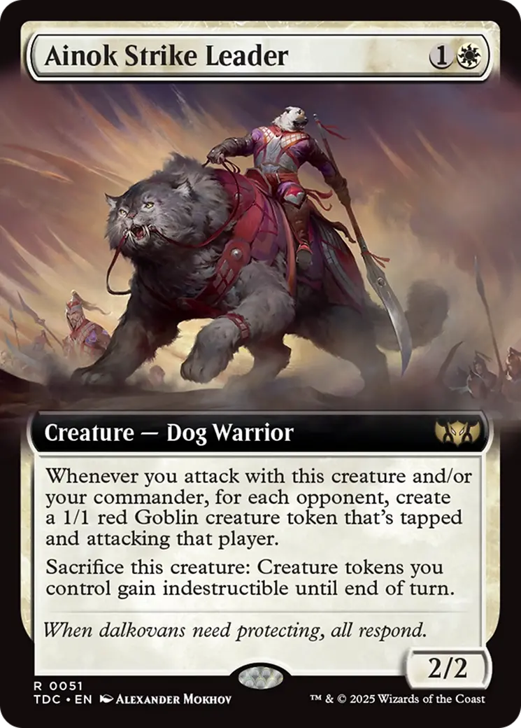 Ainok Strike Leader (Extended Art) [Tarkir: Dragonstorm Commander] 1