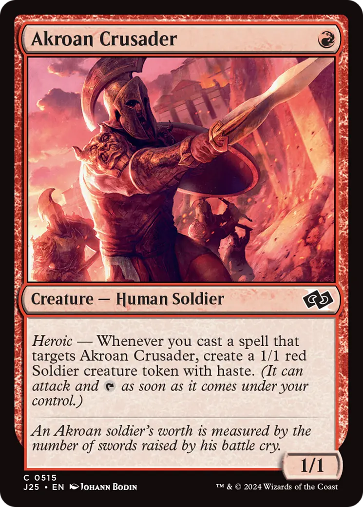 Akroan Crusader [Foundations Jumpstart] 1