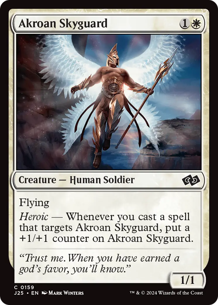 Akroan Skyguard [Foundations Jumpstart] 1