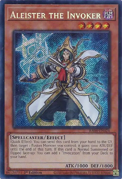 Aleister The Invoker (Alternate Art) [Ra04-En024] Secret Rare 1