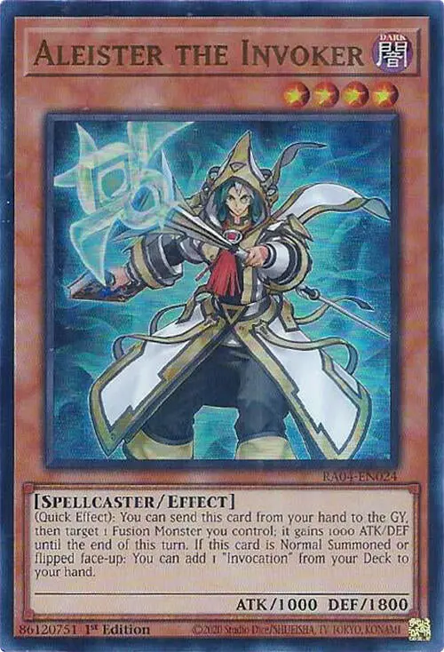 Aleister The Invoker (Alternate Art) [Ra04-En024] Ultra Rare 1