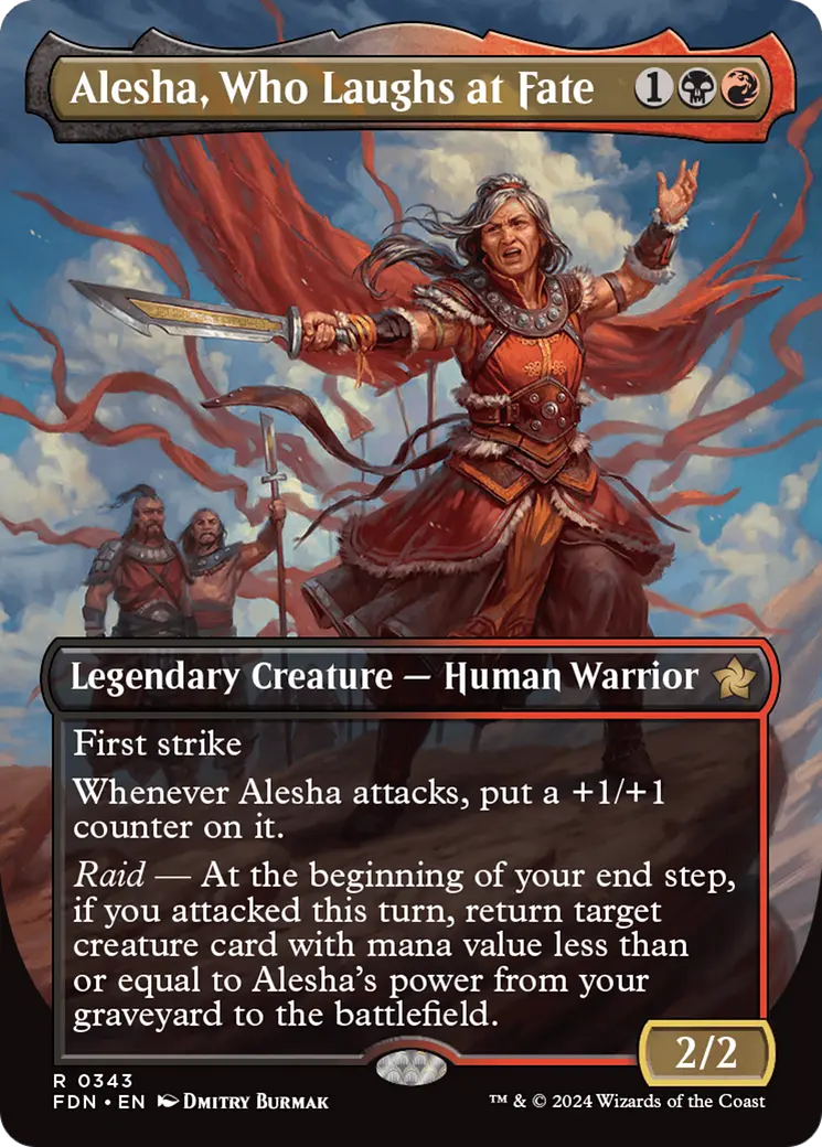 Alesha, Who Laughs At Fate (Borderless) [Foundations] 1