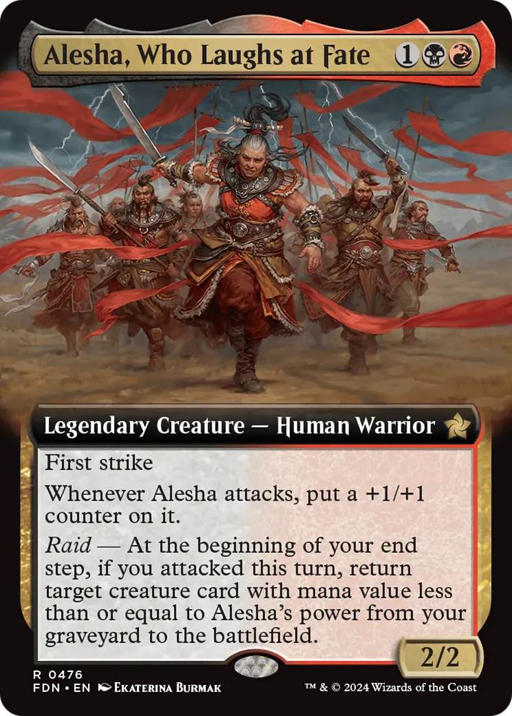 Alesha, Who Laughs At Fate (Extended Art) [Foundations] 1