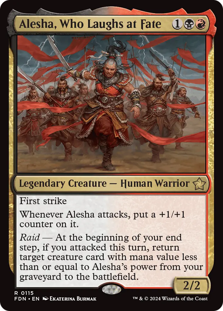 Alesha, Who Laughs At Fate [Foundations] 1