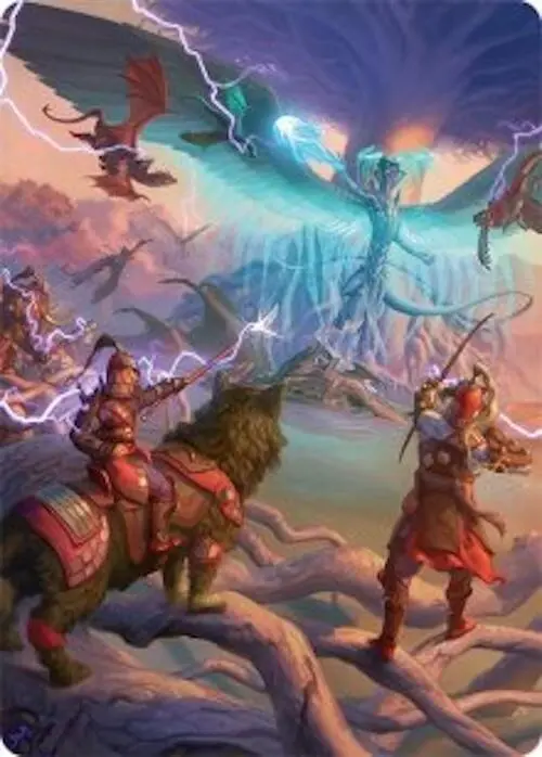 All-Out Assault Art Card (50/54) [Tarkir: Dragonstorm Art Series] 1