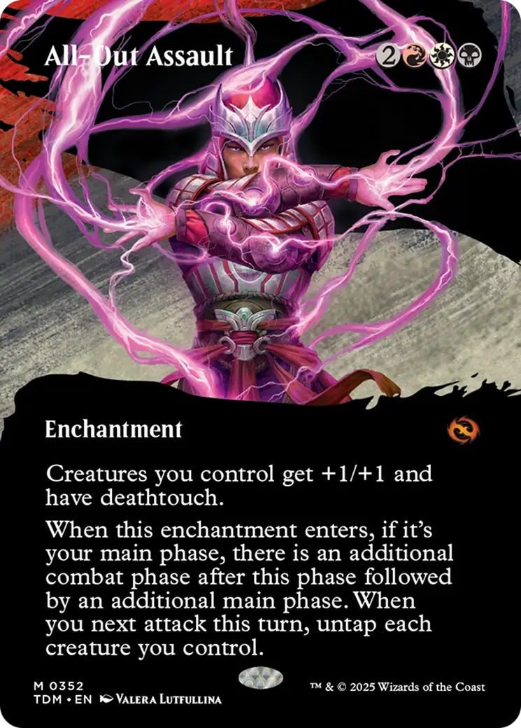 All-Out Assault (Borderless) [Tarkir: Dragonstorm] 1