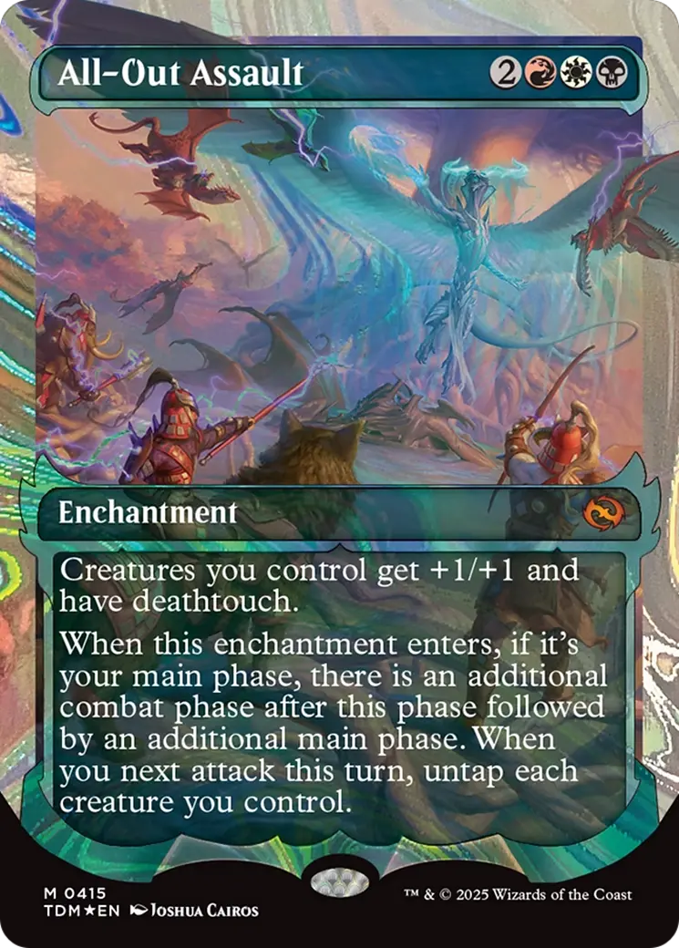 All-Out Assault (Showcase) (Halo Foil) [Tarkir: Dragonstorm] 1