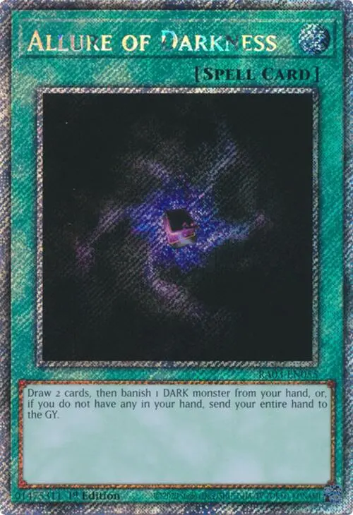 Allure Of Darkness (Platinum Secret Rare) [Ra03-En055] Platinum Secret Rare 1
