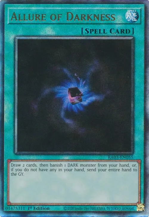 Allure Of Darkness (Utr) [Ra03-En055] Prismatic Ultimate Rare 1