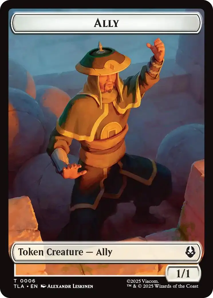Ally (0006) // Clue (0017) Double-Sided Token [Avatar: The Last Airbender Tokens] 1
