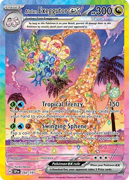 Alolan Exeggutor Ex (242/191) [Scarlet & Violet: Surging Sparks] 1