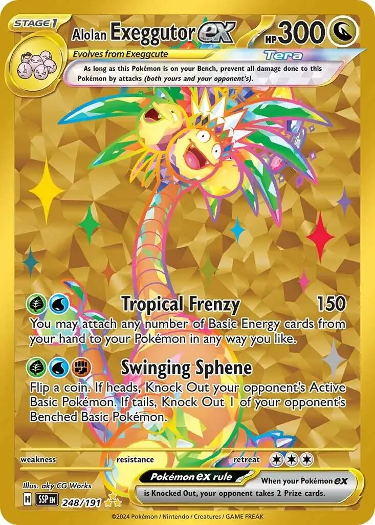 Alolan Exeggutor Ex (248/191) [Scarlet & Violet: Surging Sparks] 1