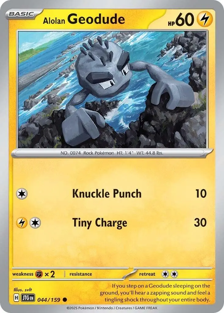 Alolan Geodude (044/159) [Scarlet & Violet: Journey Together] 1