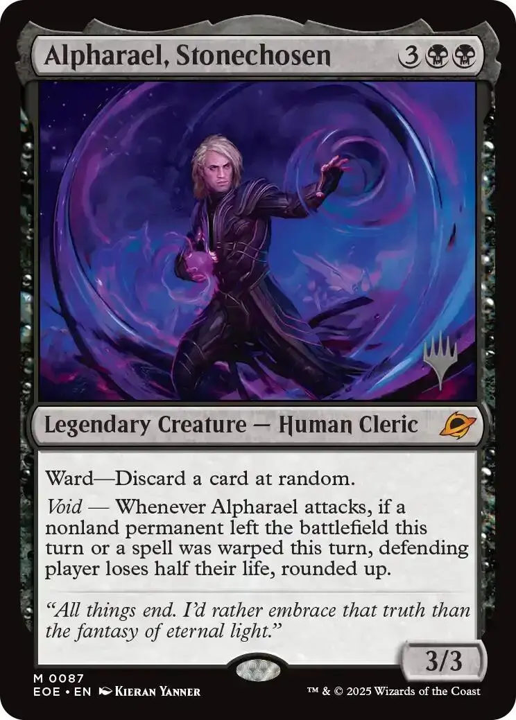 Alpharael, Stonechosen (Promo Pack) [Edge Of Eternities Promo Pack] 1