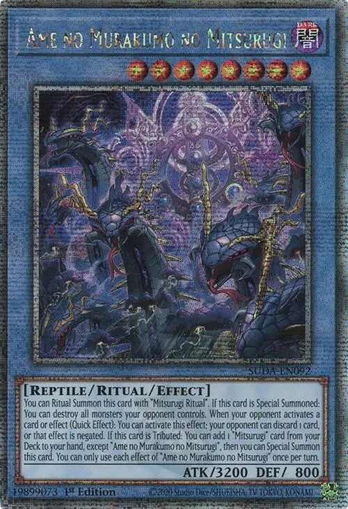 Ame No Murakumo No Mitsurugi (Quarter Century Secret Rare) [Suda-En092] Quarter Century Secret Rare 1