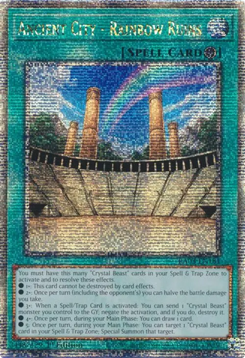 Ancient City - Rainbow Ruins (Quarter Century Secret Rare) [Ra03-En181] Quarter Century Secret Rare 1
